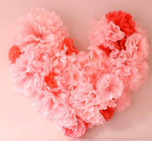 Большое сердце ко Дню Святого Валентина своими руками