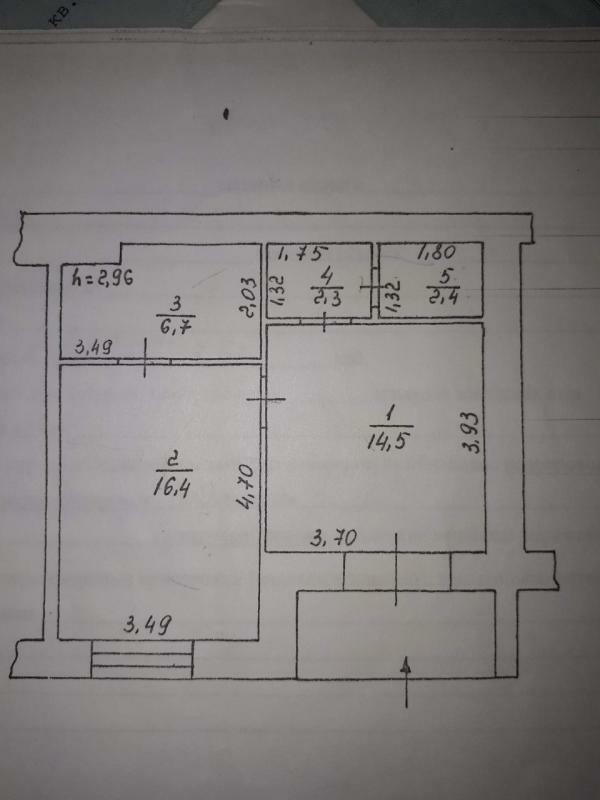 Аренда 2-комнатной квартиры 50 м², Погребняка ул., 14