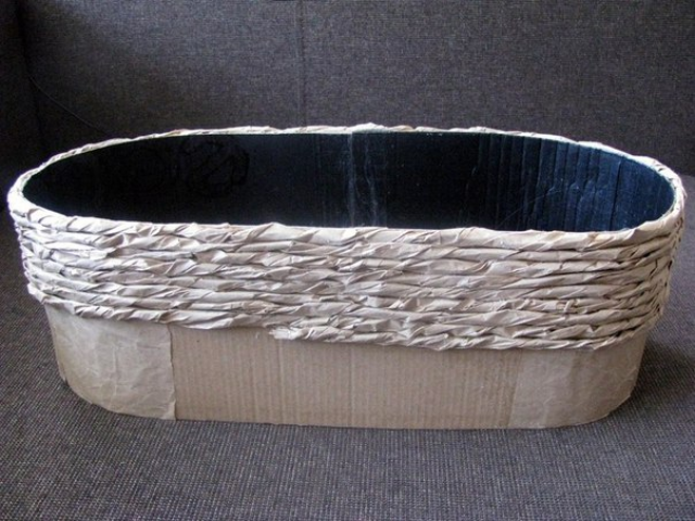 Цветочный горшок своими руками