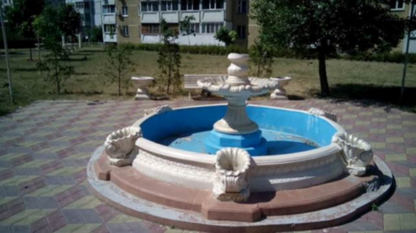 Озеленение сквера в Киеве