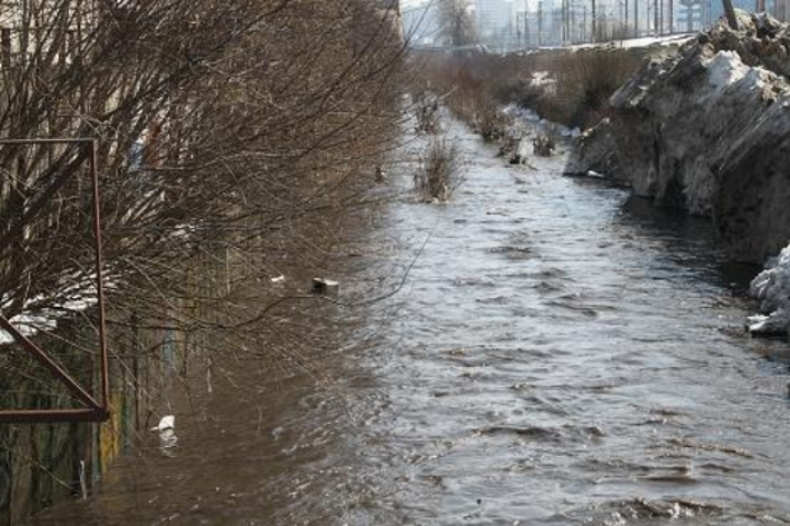 Река Лыбедь в Киеве