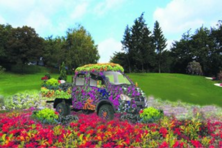 В Киеве установят Коллизей и Эйфелеву башню из цветов