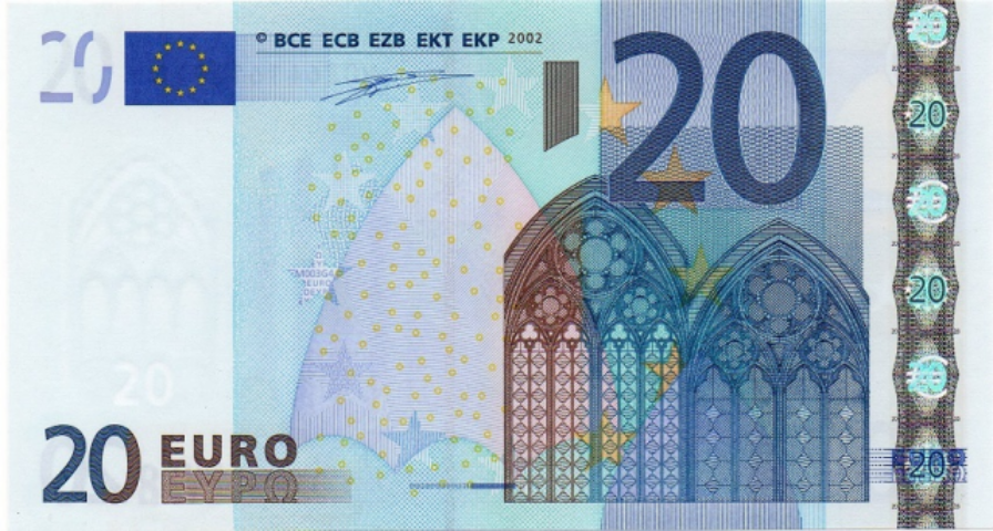 Новые банкноты 20 евро поступят в оборот осенью 2015 года