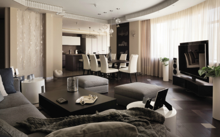 Люксовый интерьер, навеянный Ренуаром