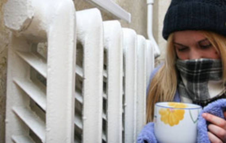 Системы отопления в Киеве отключены, в квартирах холодно