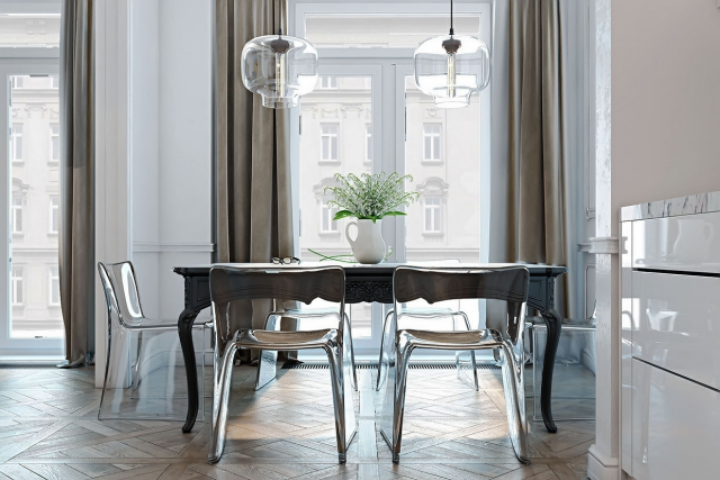 На просвет: прозрачность в интерьерной моде