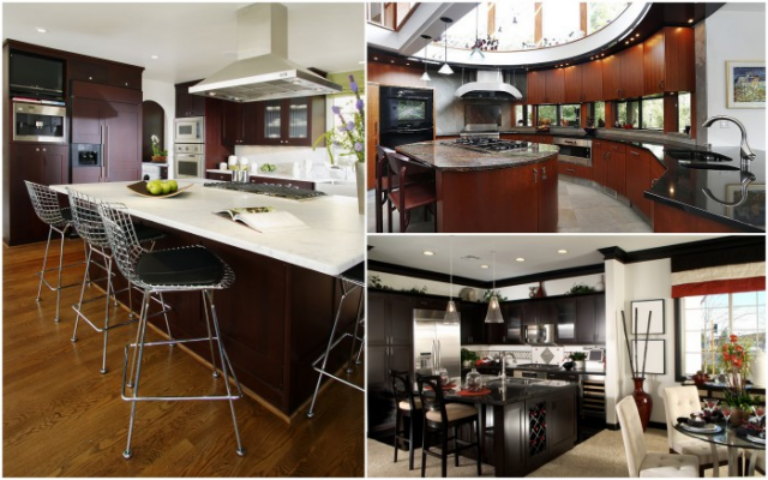 10 роскошных вариантов использования черной мебели в дизайне современной кухни