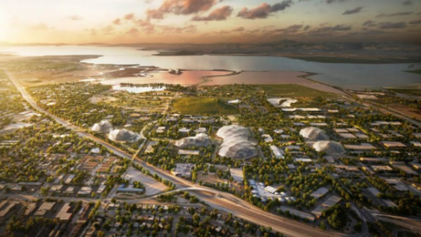 Под куполом: новые офисы Google в Маунтин-Вью