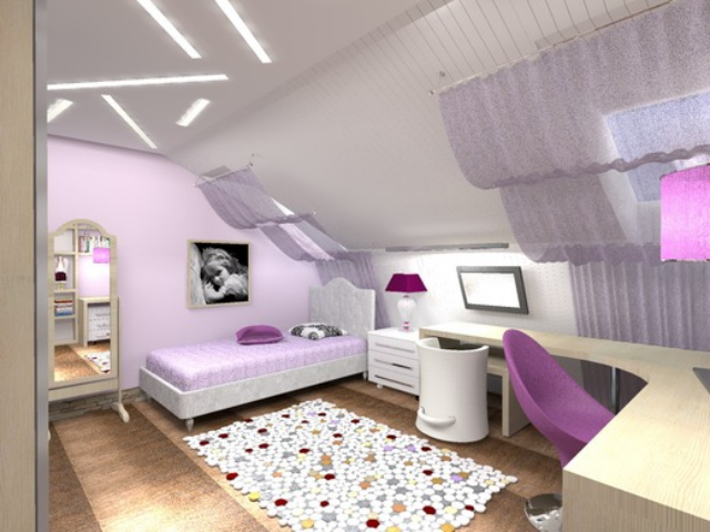 Детская в мансарде: 10 ремарок дизайнера