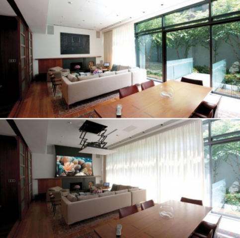 Интеллектуальные кронштейны и лифты как часть дизайна интерьера 