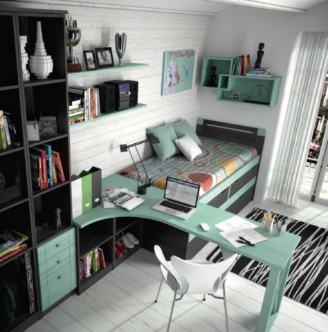 Нестандартная планировка детской 