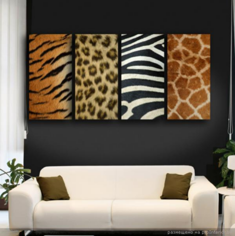 Леопардовый стиль в интерьере