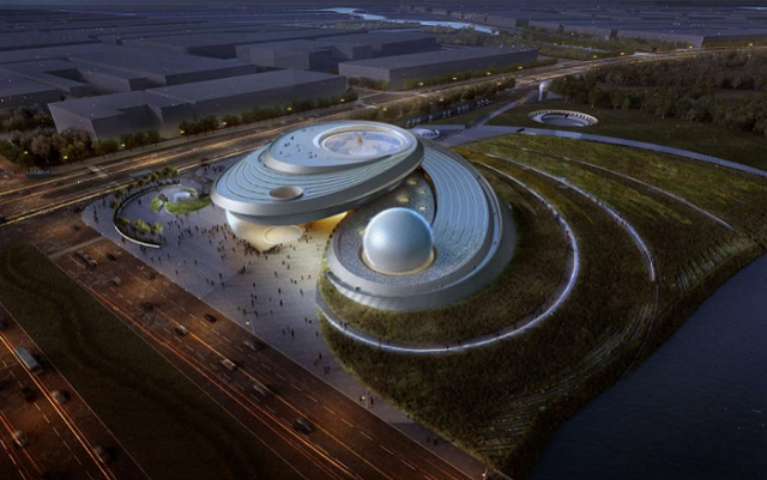 Поближе к звездам: оригинальный концепт планетария с «космическим» дизайном