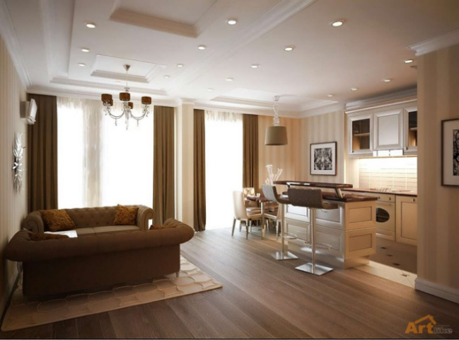 Дизайн для двухуровневой квартиры