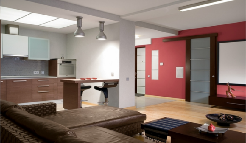 Мужская атмосфера в харьковской квартире-студии