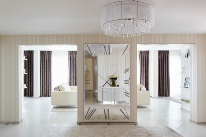 Зеркала в интерьере: виды, формы, расположение