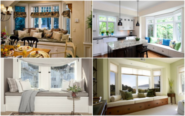 11 уютных диванчиков на подоконниках, которые помогут сэкономить пространство в доме