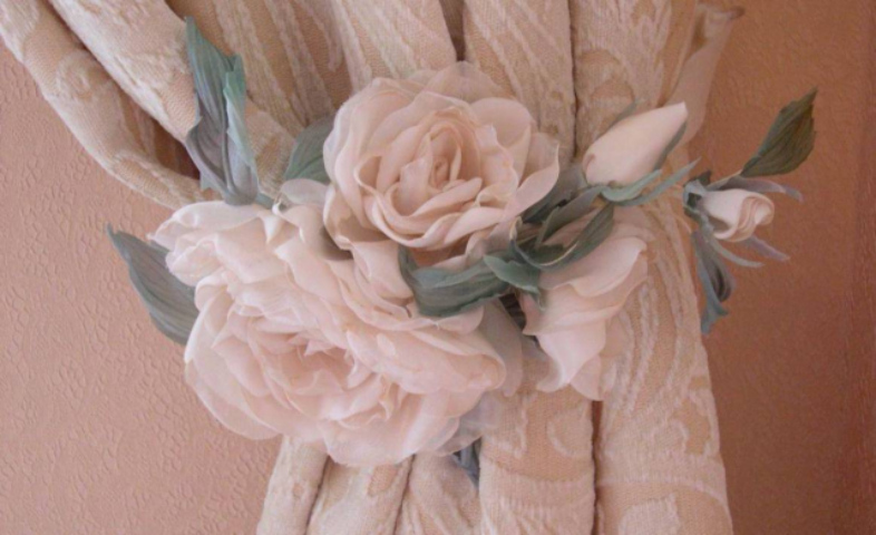 9 интересных идей подхватов для штор своими руками