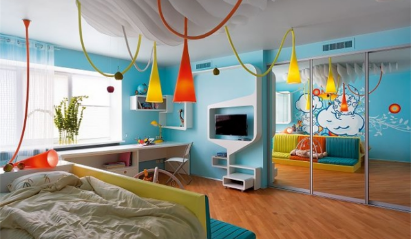 Интерьер в стиле 1970-х в Киеве