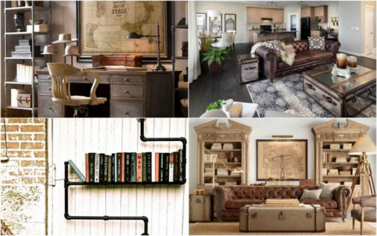 17 простых хитростей для создания интерьера в стиле стимпанк