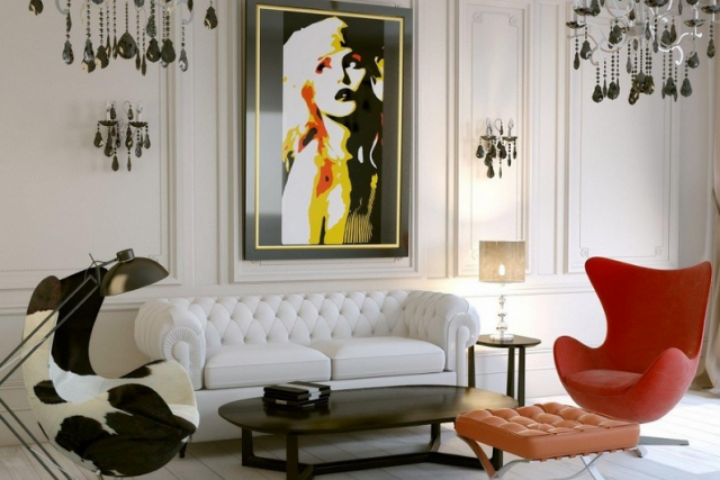 Гостиная в скандинавском стиле: свет, простор и современность