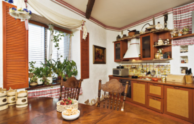 Кухня в украинском стиле – делаем сами