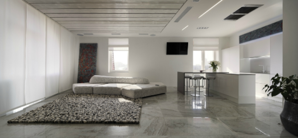 Экоминимализм: интерьер-ландшафт в Киеве