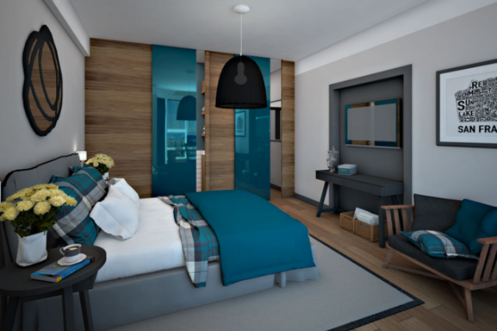 Квартира для семьи в Киеве: перепланировка из однокомнатной двухкомнатную