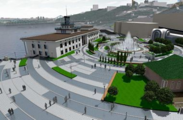 На Почтовой площади появится гигантский паркинг, музыкальный фонтан и бары