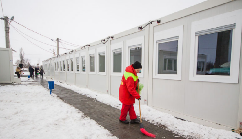 В Харькове открыли модульный поселок для переселенцев из Донбасса