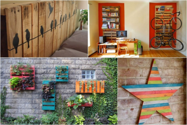 16 способов оформления интерьера с помощью европоддонов