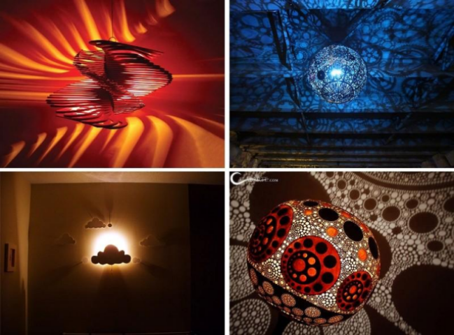 21 идея изготовления светильников и люстр из повседневных предметов