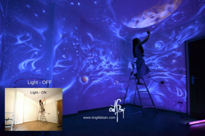 С Виду Это Обычная Комната, Но Подождите Пока Выключится Свет…