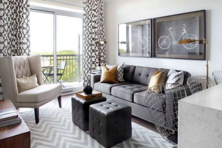 Планировка спальни-гостиной 18 кв.м