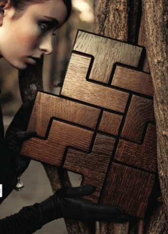 Деревянный пол-плитка