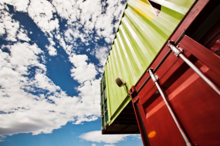 На Троещине на крыше ТРЦ откроют контейнерный городок. Фото