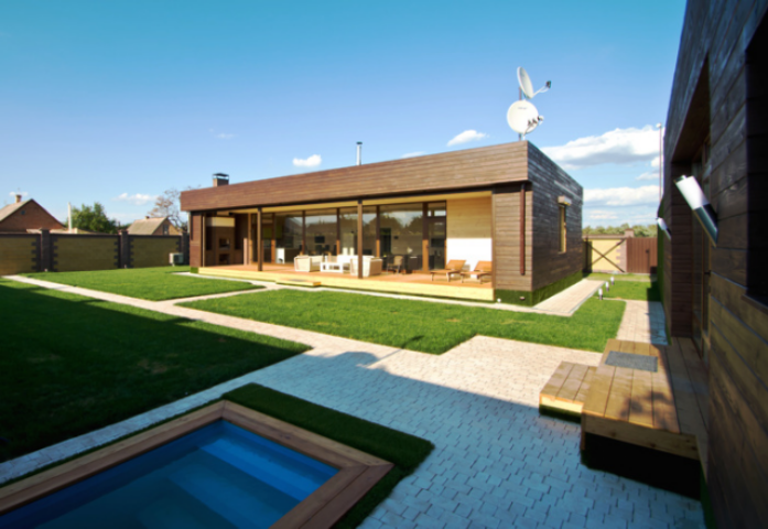 Эко-дом, утепленный коноплей