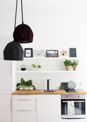 Квартира с шерстяными абажурами