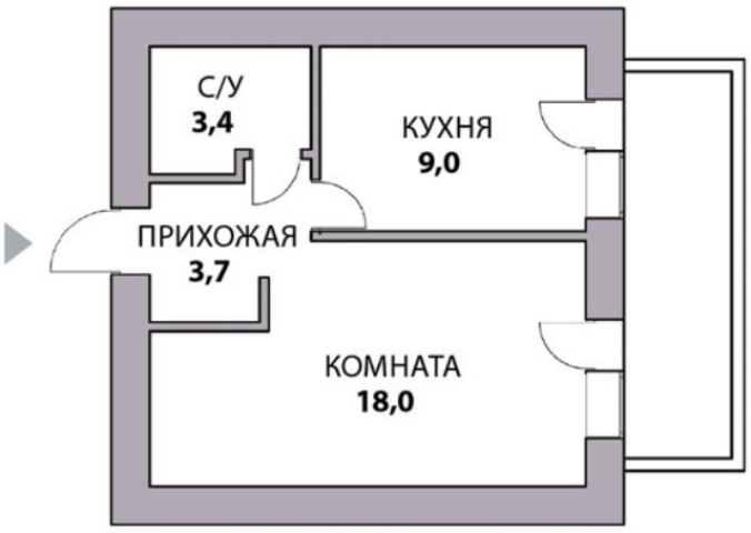 Кирпичные «двушки»: плюсы и минусы типовых планировок