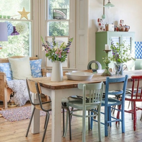 Как сочетать разные стулья в одном интерьере 