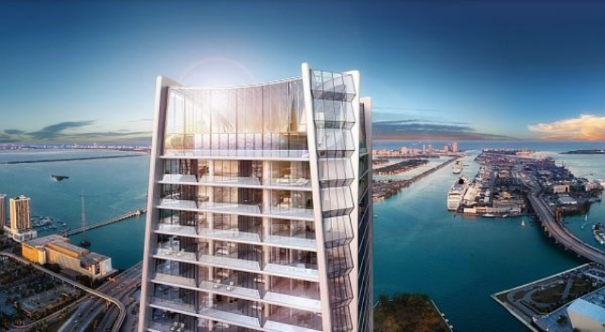 Иностранцы скупают квартиры в новом «шестизвездочном» комплексе Захи Хадид в Майами. Фото