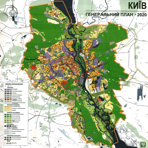 Подготовлен новый Генплан Киева