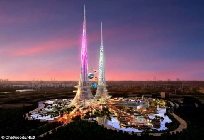 В Китае построят самый амбициозный небоскреб мира. Фото