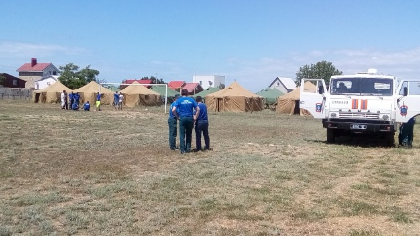 Для беженцев в Севастополе развернули временный пункт проживания
