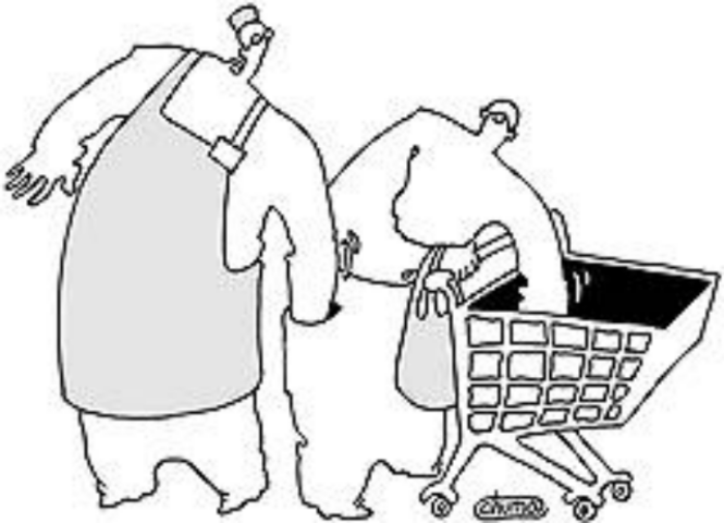Киевляне раскупают продукты и запасаются наличностью