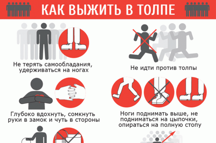 Без паники: как выжить в толпе