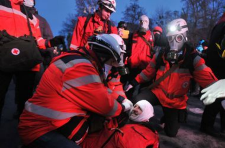 Подвалы КГГА заполнены телами умерших протестующих