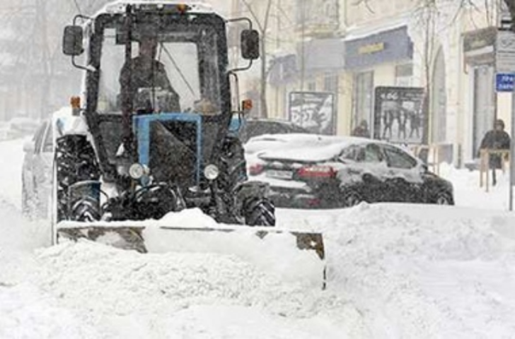 В Киев идут масштабные снегопады