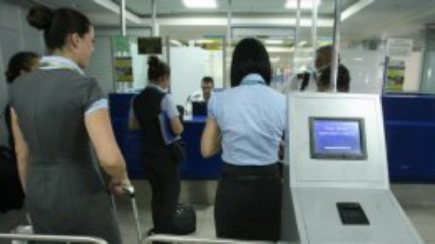 В терминале D аэропорта "Борисполь" ввели упрощенную систему паспортного контроля