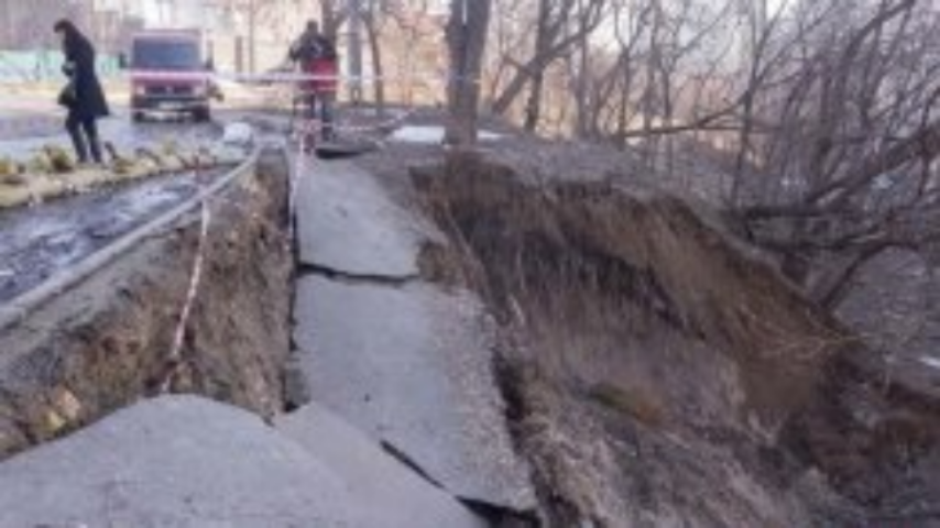В Киеве насчитали 120 оползнеопасных мест